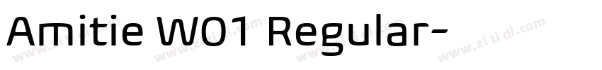 Amitie W01 Regular字体转换